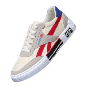 Fashionable Men’s Breathable Sneakers – Casual Lace-Up Shoes