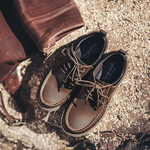 Luxury Pig Suede Sneakers for Men - High-Quality Design - Image 4