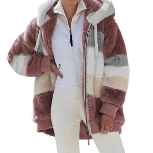 Women's Hooded Winter Coat - Warm & Stylish