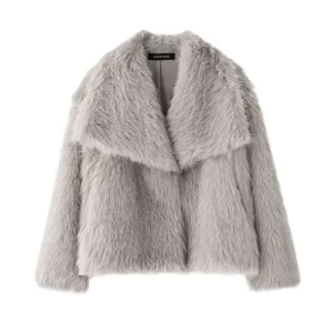 Chic Sequin Woven Jacket – Stylish Metallic Outerwear