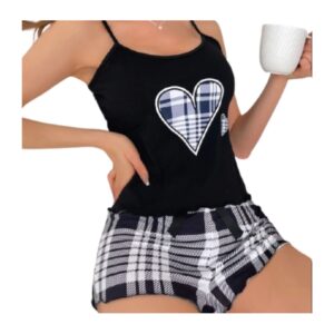 Women's Plaid Pajama Set - Stylish & Comfy Sleepwear